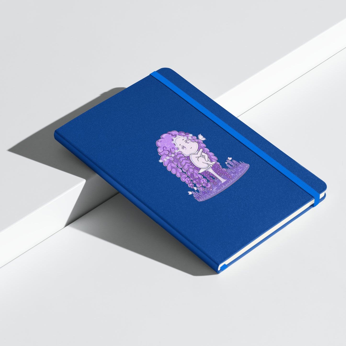 Purple Lavender Hanako - Hardcover Bound Notebook