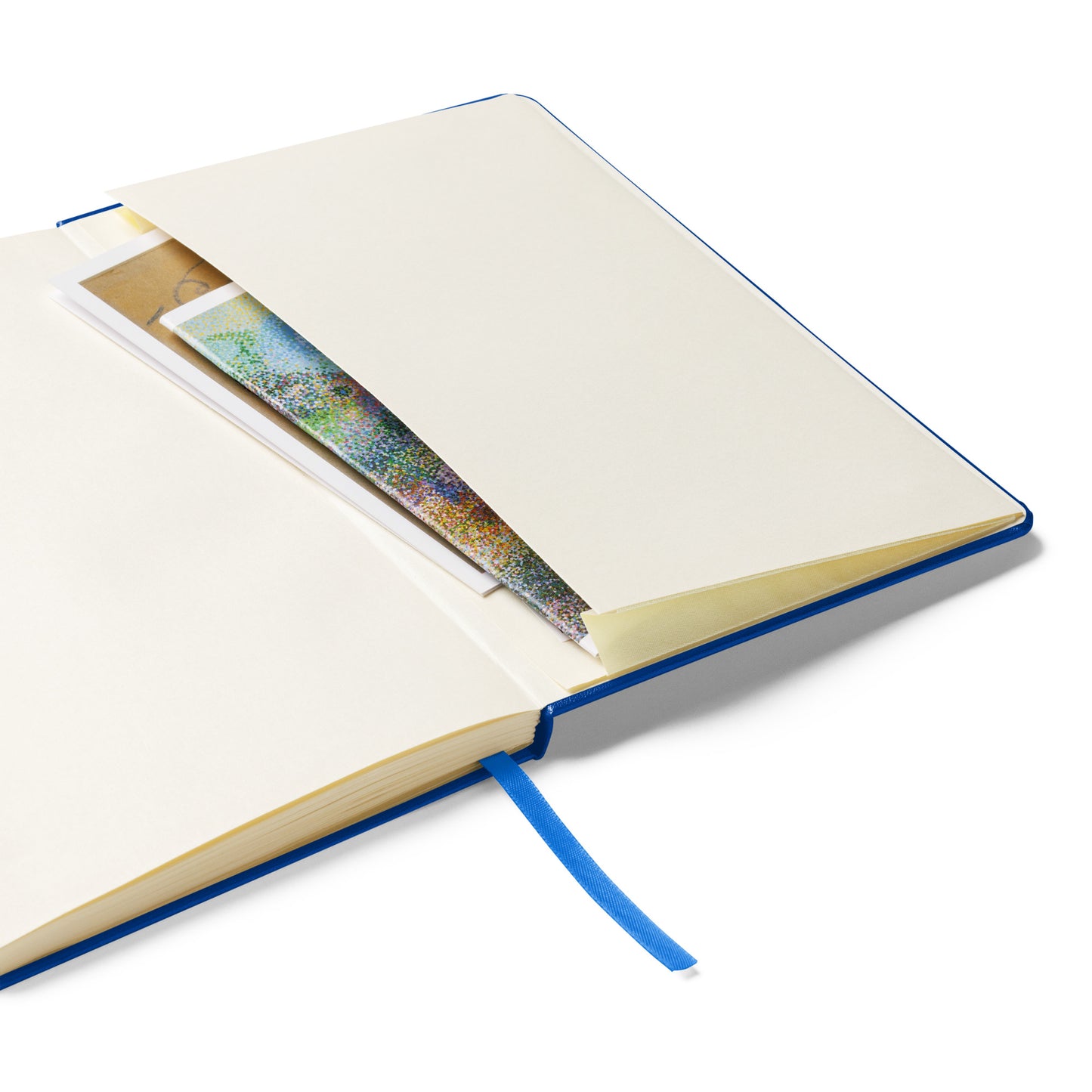 Blue Lavender Hanako - Hardcover Bound Notebook