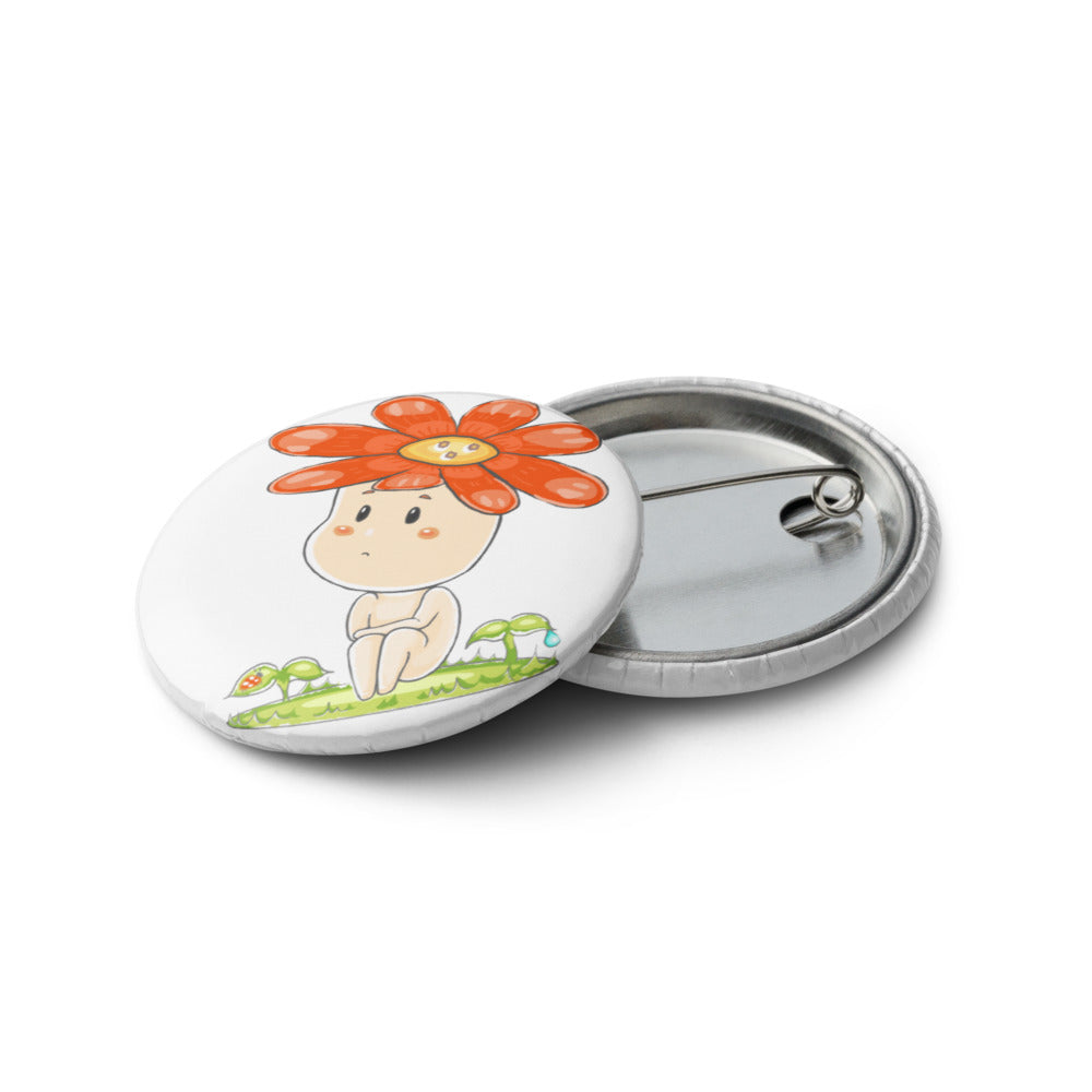 Daisy Hanako - Set of pin buttons