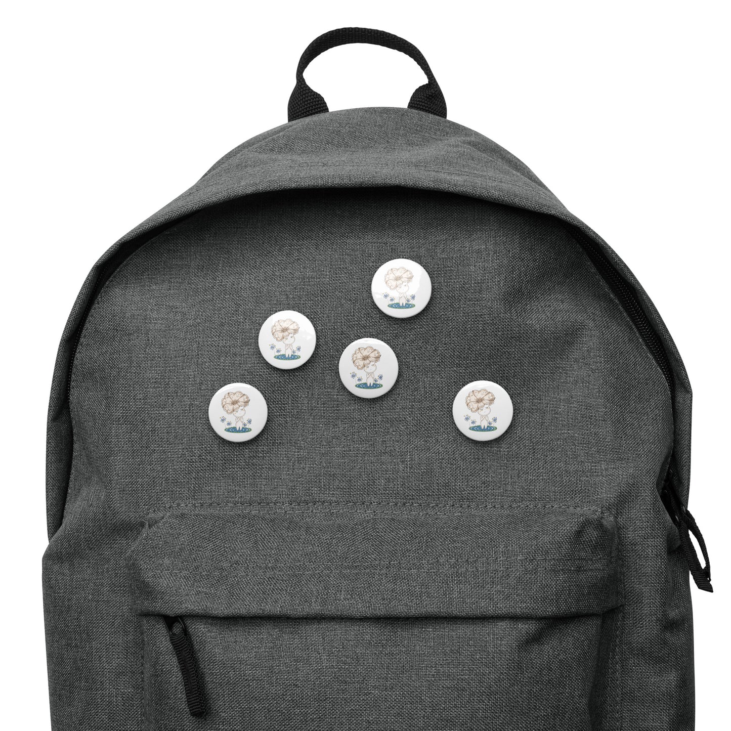 Cotton Hanako - Set of pin buttons