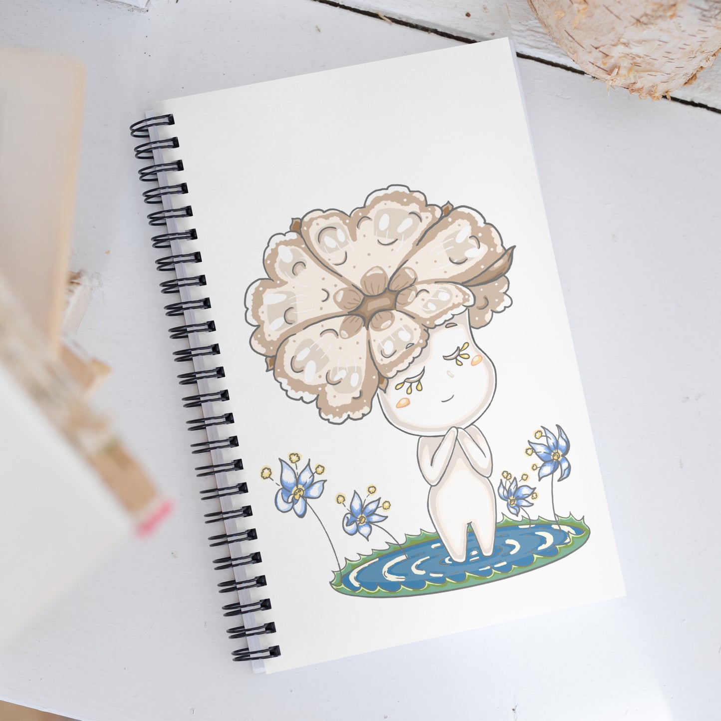 Cotton Hanako - Spiral Notebook